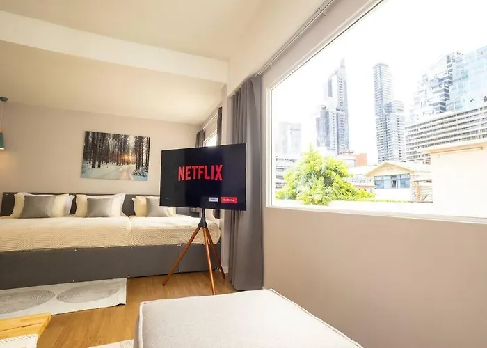 Cozy For 3 Guests In The Heart Of Silom - 3b * Бангкок